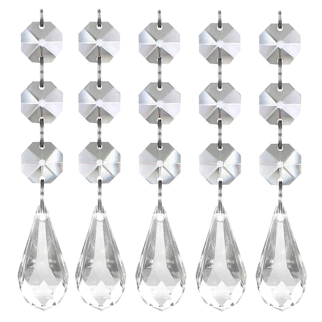 Five Pcs Acrylic Ornaments For DIY Home Decor Party Light by zapcart