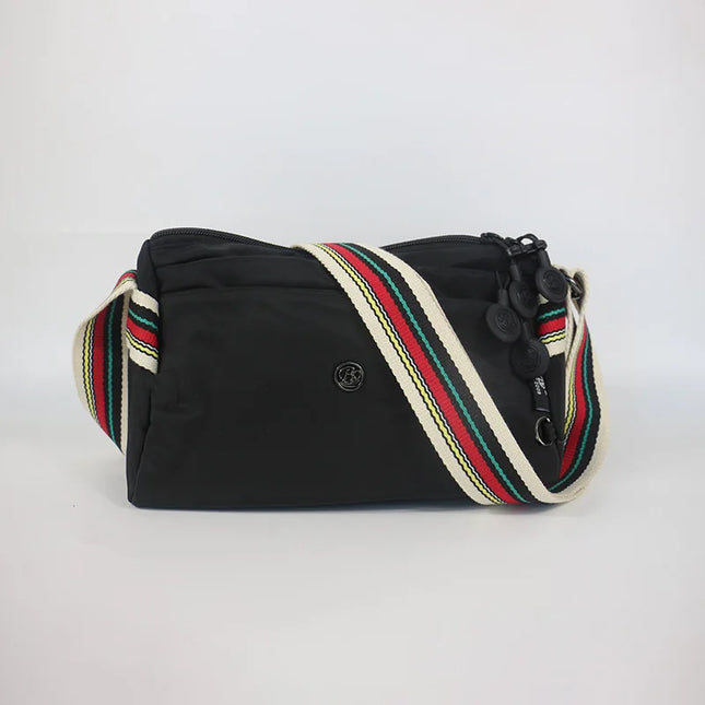 Ultra-light Nylon Crossbody Bag for Women Adjustable Wide Strap Lightweight Women's Bag Zipper Closure Stylish Messenger Bag by zapcart