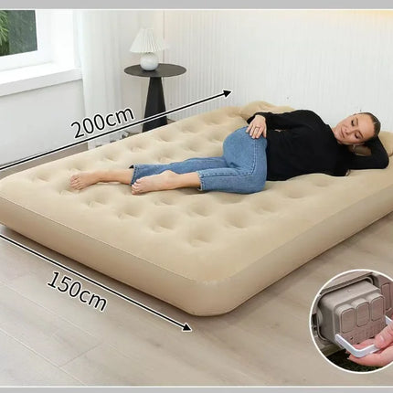 General Air Bed Queen Size With Pump Folding For Camping by zapcart