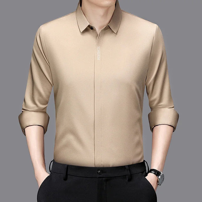 Choice Mens Wrinkle Resistant Long Sleeve Shirt Casual by zapcart