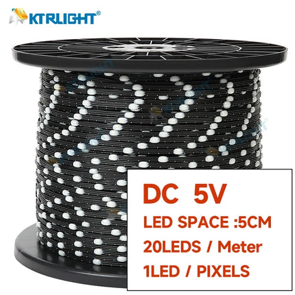 KTRLIGHT Addressable RGB Curtain Strip 5V IP68 For Arduino by zapcart