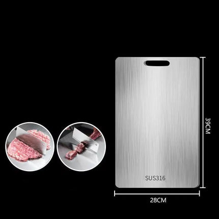 Choice Stainless Steel Cutting Board Antibacterial Kitchen by zapcart