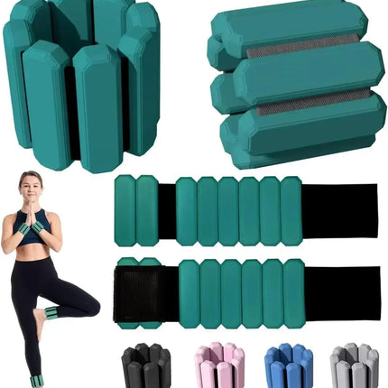 Craft of Weaving Adjustable Weighted Wrist Weights Yoga by zapcart