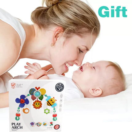 Foldable Baby Play Arch Toy With Rattle For Newborns by zapcart
