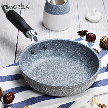 KEMORELA Durable Stone Nonstick Frying Pan Wok for Cooks by zapcart