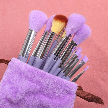 13 Piece Soft Makeup Brushes Set For Women Eyeshadow Tools by zapcart