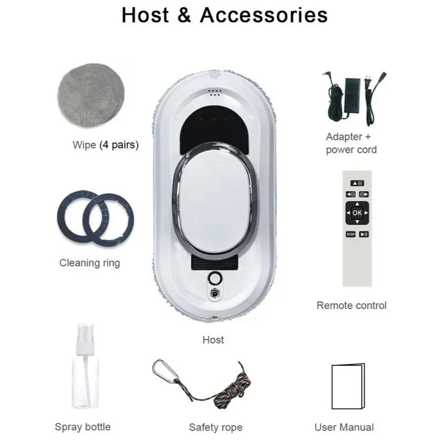 Tingbai Smart Window Cleaning Robot Remote Cleaner Home by zapcart