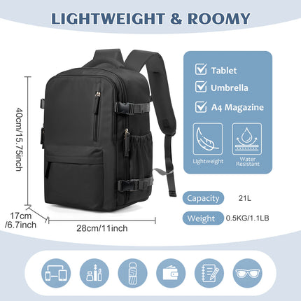 Fewchor Unisex Cabin Travel Backpack 40x30x20 Laptop Bag by zapcart