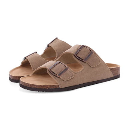Kidmi Womens Genuine Suede Clogs With Soft Footbed by zapcart