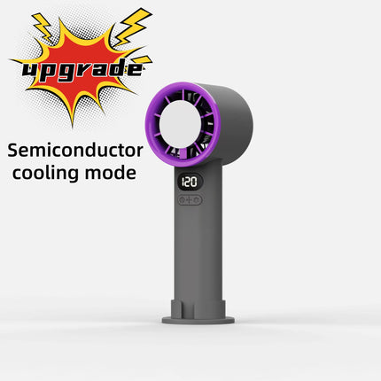 Portable Hand Fan USB Rechargeable Bladeless 120 Speeds by zapcart