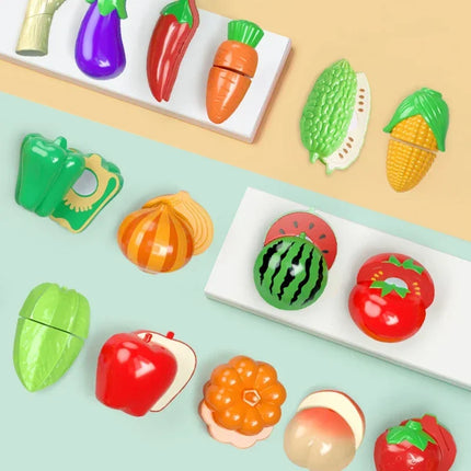Kitchen Play House Toy Set Realistic Cutting Fruit For Kids by zapcart