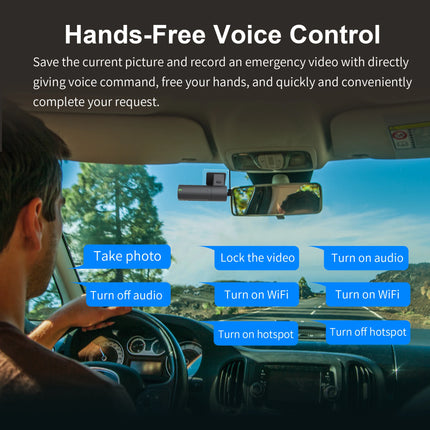 KAWA Dash Cam D6 1440P Voice Control Night Vision Pro Driver by zapcart