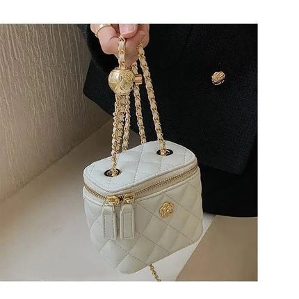 2024 new mini shoulder bag Camellia lingeries chain box small bag for women shoulder bag crossbody bag by zapcart
