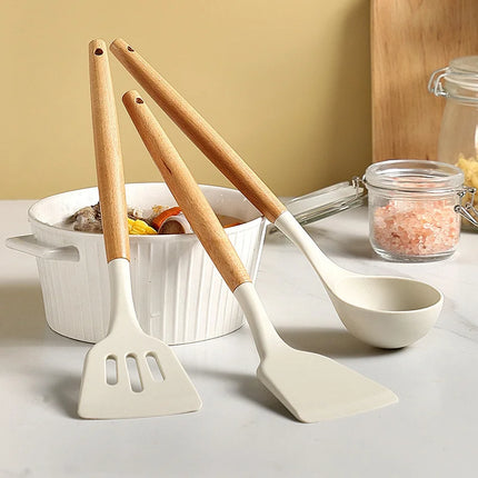 Choice 3Pc Silicone Spatulas Set For Home Cooks High Temp by zapcart