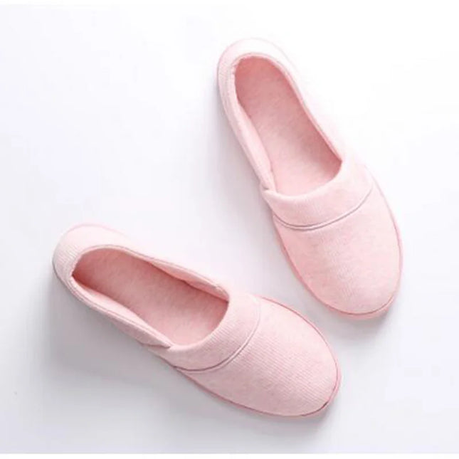 Women Cotton Slippers Thermal Padded Soft Outsole Cozy by zapcart