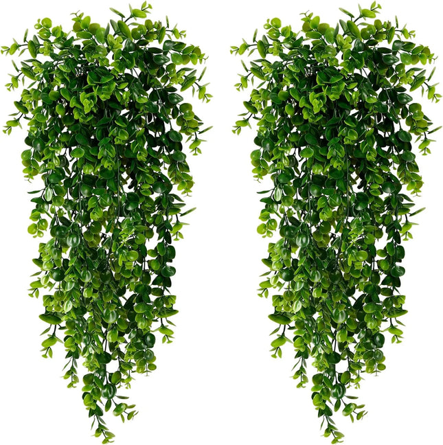 SmrCN Artificial Hanging Eucalyptus Wedding UV Resistant by zapcart