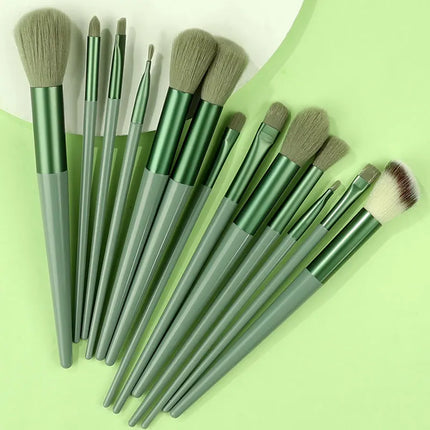 13Pcs Professional Makeup Brushes Set Soft Fluffy For All by zapcart