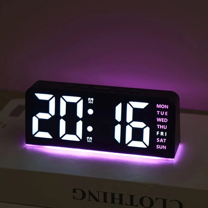 Choice Digital LED Alarm Clock With Time Display Desk Clock by zapcart