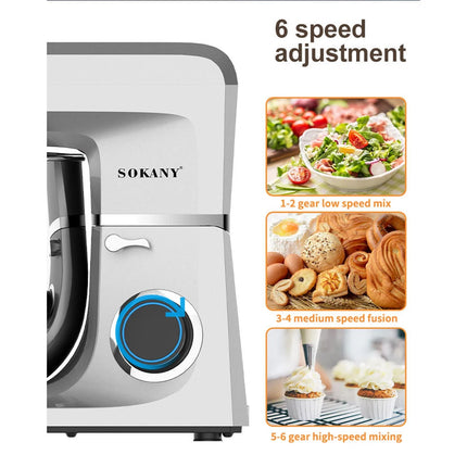 Houselin Dough Kneader Stand Mixer 1700W 6 Speeds Home by zapcart