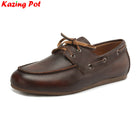 Krazing Pot Plus Size Leather Dance Shoes Women Comfort by zapcart
