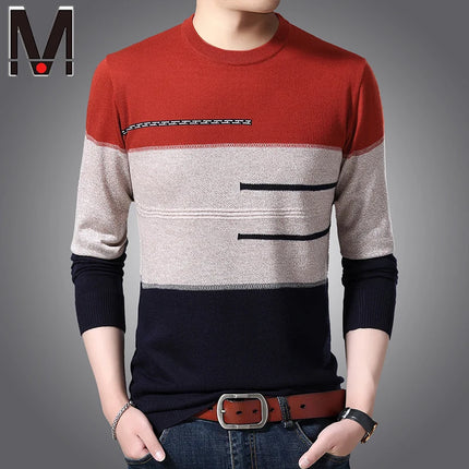 CN Zhejiang Mens Thickened Knitwear Sweater Winter Warmth by zapcart