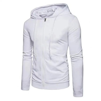 Men's Zip Hoodie Sweatshirt Slim Fit Fujian CN Autumn