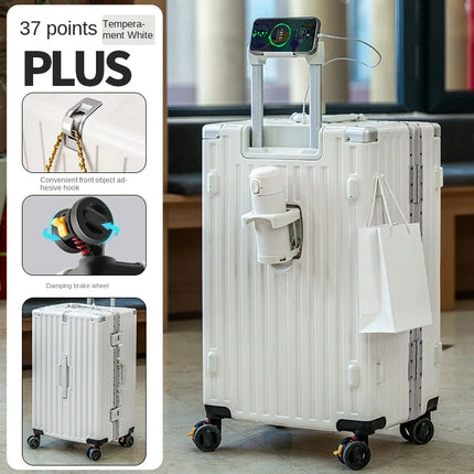 Jiangxi Unisex Large Capacity USB Charging Premium Luggage by zapcart
