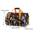 Soyavision Motorcycle Waterproof Tail Bag 66L for Riders by zapcart
