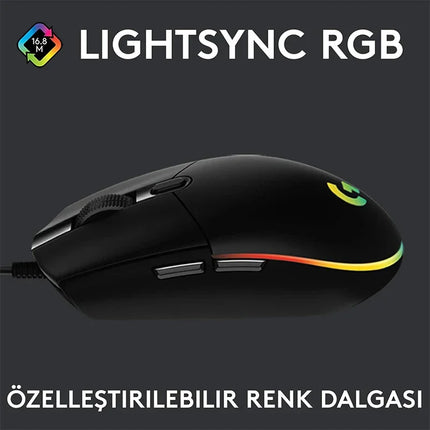 Logitech G102 Wired Gaming Mouse 8000 DPI RGB For PC Mac by zapcart