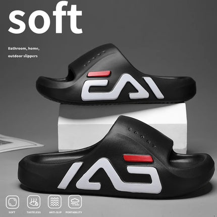 Zapcart Men Air Cushion Slippers With Extra Thick Sole