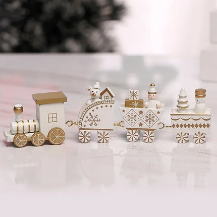Gooparty Wooden Christmas Train Ornaments For Kids Decor by zapcart
