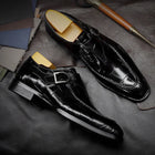 YBQJOO Men's Leather Dress Shoes Classic Business Loafers by zapcart
