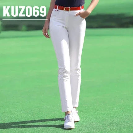 PGM Women Golf Trousers Slim Quick Dry Breathable Pants by zapcart