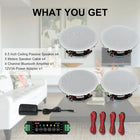 Herdio Bluetooth Ceiling Speakers 6.5 Inch For Home Theater by zapcart