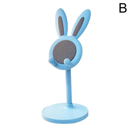 VIKEFON Cute Bunny Phone Stand Adjustable for All Devices by zapcart
