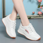White Breathable Womens Walking Shoes Comfort Anti Slip by zapcart