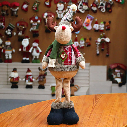 Choice Christmas Dolls 3pc Set Stretchable Holiday Decor by zapcart
