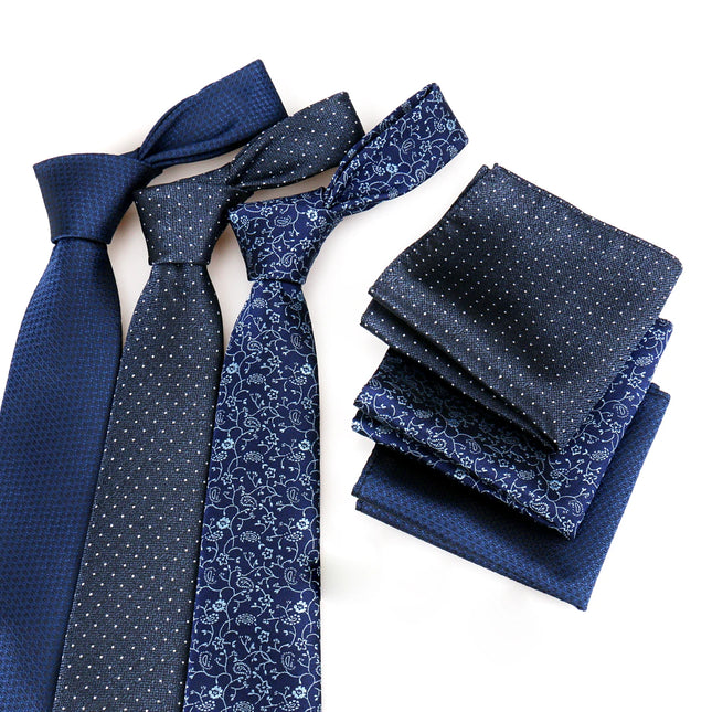 CN Mens Premium Tie Set Gift Box Paisley Handkerchief by zapcart