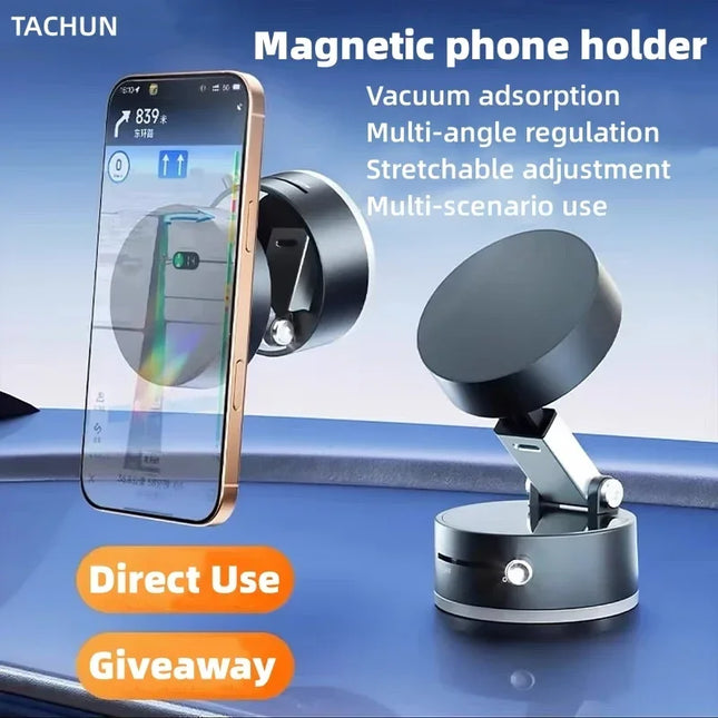 Choice Magnetic Car Phone Holder For Drivers Vacuum Suction by zapcart