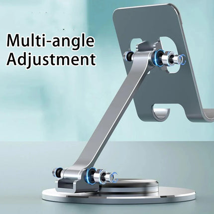 Metal 360 Rotating Desk Phone Holder For iPhone iPad by zapcart