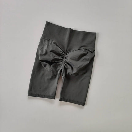 Women Yoga Shorts High Waist Tummy Control Quick Dry by zapcart