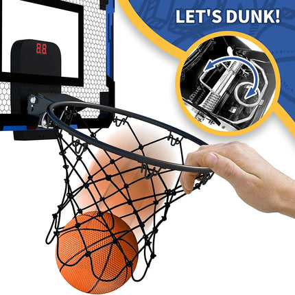 Kids Wall Mounted Mini Basketball Hoop Indoor Training by zapcart