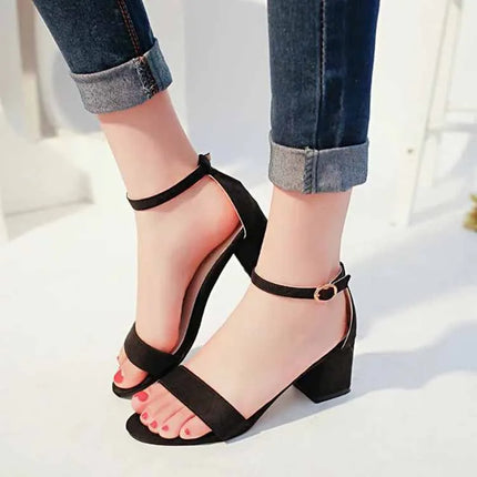Women Pumps Summer Heels Peep Toe Comfort All Day Wear by zapcart