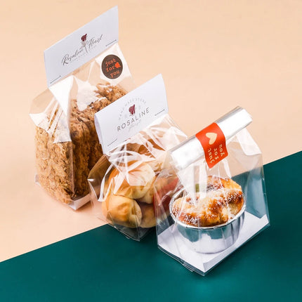 LBSISI Life Clear Cookie Bags 50pcs For Weddings Packaging by zapcart
