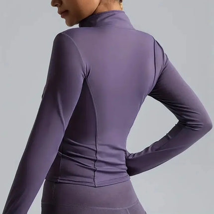 Women Zip Up Running Jacket Light Breathable DUTRIEUXCN by zapcart