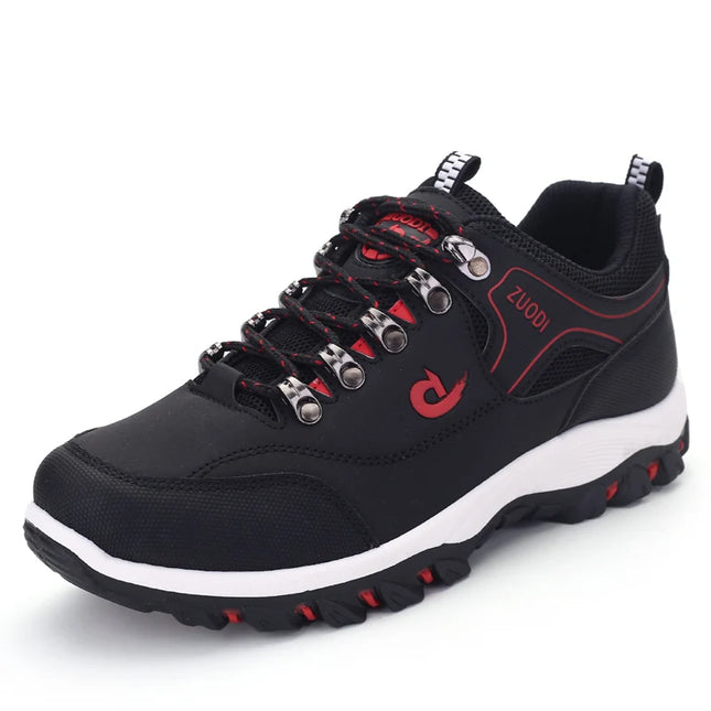 SNORW Mens Leather Casual Shoes Lightweight Walking Shoes by zapcart