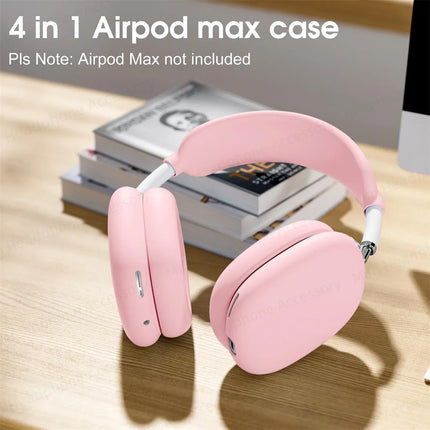 AirPods Max 4 In 1 Case Silicone Ear Cushion Cover For Pros by zapcart