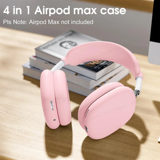 AirPods Max 4 In 1 Case Silicone Ear Cushion Cover For Pros by zapcart