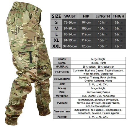Mege Tactical Joggers Ripstop Cargo Pants For Men Outdoor by zapcart