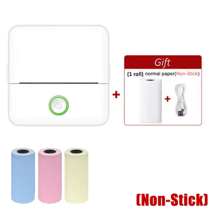 X6 Mini Pocket Label Printer Bluetooth Inkless Students by zapcart